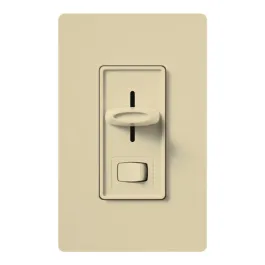 Lutron Skylark Preset Single-Pole Dimmer with On/Off Switch - 1000W Max - Ivory