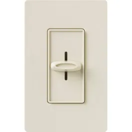 Lutron Skylark Slide-to-Off 3-Speed Fan Control - Single-Pole - Light Almond