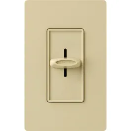 Lutron Skylark Slide-to-Off Adjustable Speed Fan Control - Single-Pole - Ivory