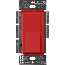Lutron Diva Reverse-Phase ELV Dimmer - Single-Pole / 3-Way - Signal Red