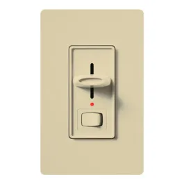 Lutron Skylark Preset Single-Pole Dimmer with Nightlight - 1000W Max - Ivory
