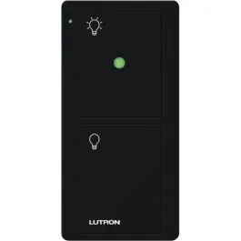 Lutron Pico Wireless Control Keypad - 2-Button w/ Nightlight - Black