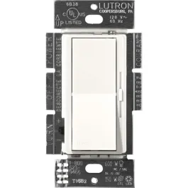 Lutron Diva Reverse-Phase ELV Dimmer - Single-Pole / 3-Way - Brilliant White