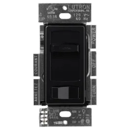 Lutron Skylark Contour LED+ Dimmer - Single Pole / 3-Way - Black