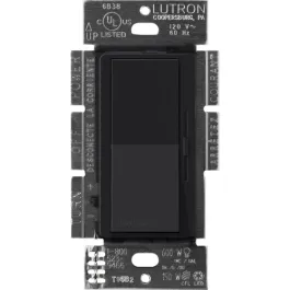 Lutron Diva LED+ Dimmer - Single Pole / 3-Way - 150W Max - Midnight