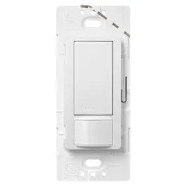Lutron Maestro Occupancy Sensor Switch - Single-Pole - Snow