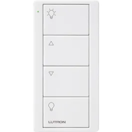 Lutron 4-Button Pico Smart Remote - Zone Control - Light Icons - Snow