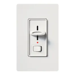 Lutron Skylark Preset Single-Pole Dimmer with Nightlight - 1000W Max - White