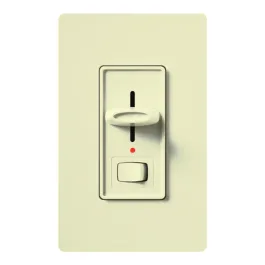 Lutron Skylark Preset Single-Pole Dimmer with Nightlight - 1000W Max - Almond