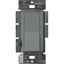 Lutron Diva Reverse-Phase ELV Dimmer - Single-Pole / 3-Way - Slate