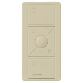 Lutron Original 3-Button Pico Smart Remote with Raise/Lower and Preset - Light Icons - Ivory