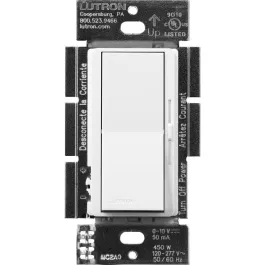 Lutron Diva 0-10V LED Dimmer - Single-Pole / 3-Way - 8A - 120-277V - White