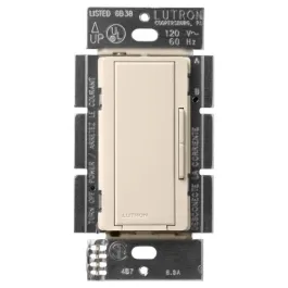 Lutron Maestro Companion Dimmer - Light Almond