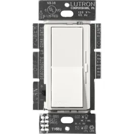 Lutron Diva Reverse-Phase ELV Dimmer for - Single-Pole / 3-Way - Architectural White