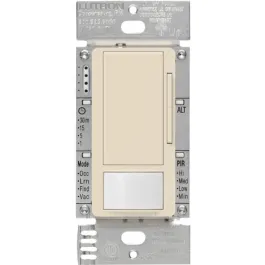 Lutron Maestro 0-10V Vacancy Dimmer Sensor - Light Almond
