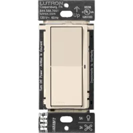 Lutron Caseta Claro Smart Switch - Light Almond