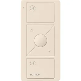 Lutron Pico Smart Remote for Fan Control - 3-Button Raise/Lower with Preset Button - Light Almond