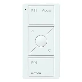 Lutron Pico Smart Remote for Audio - Works with Sonos - Audio Icons - White