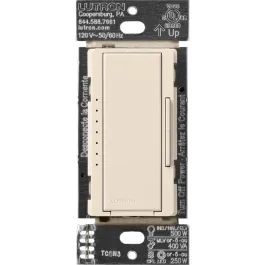 Lutron Maestro Pro Max LED+ Dimmer - Light Almond