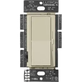 Lutron Diva Reverse-Phase ELV Dimmer - Single-Pole / 3-Way - Clay