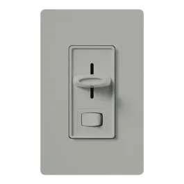 Lutron Skylark Preset Single-Pole Dimmer with On/Off Switch - 1000W Max - Gray