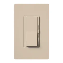Lutron Diva Electronic Low-Voltage Dimmer - Single-Pole - 300W Max - Taupe