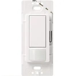 Lutron Maestro Vacancy Sensor Switch - Large Room / Fan - 120V - White