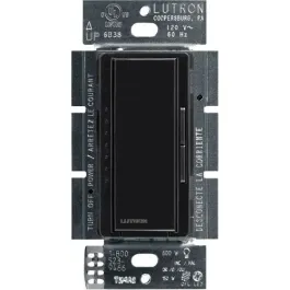 Lutron Maestro LED+ Dimmer - Single Pole / 3-Way / Multi-Location - Black