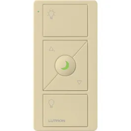 Lutron Pico Wireless Control Keypad - 3-Button w/ Raise/Lower and Nightlight - Ivory