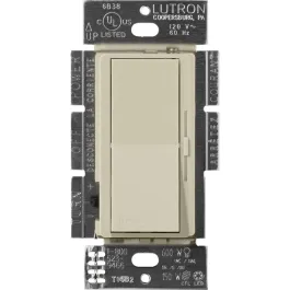 Lutron Diva LED+ Dimmer - Single Pole / 3-Way - 150W Max - Clay
