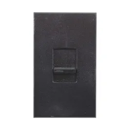 Lutron Nova T Single-Pole Slide-to-Off Dimmer - 600W Max - Black