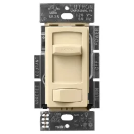 Lutron Skylark Contour LED+ Dimmer - Single Pole / 3-Way - Ivory