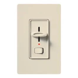 Lutron Skylark Preset Single-Pole Dimmer with Nightlight - 1000W Max - Light Almond