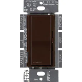 Lutron Diva 0-10V LED Dimmer - Single-Pole / 3-Way - 8A - 120-277V - Brown