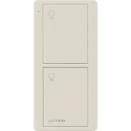 Lutron 2-Button Pico Smart Remote - Light Icons - Light Almond