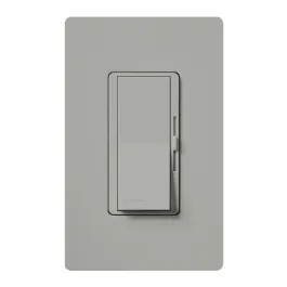 Lutron Diva Magnetic Low-Voltage Dimmer - Single-Pole - 450W Max - Gray