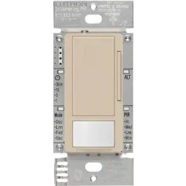 Lutron Maestro 0-10V Occupancy/Vacancy Dimmer Sensor - Taupe