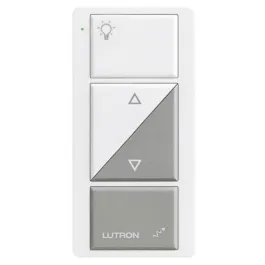 Lutron 2-Button Pico Smart Remote with Raise/Lower - Light Icons - White/Gray