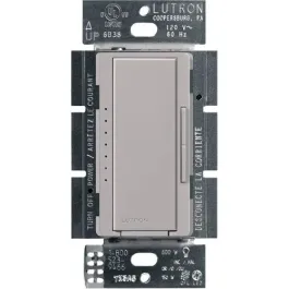 Lutron Maestro LED+ Dimmer - Single Pole / 3-Way / Multi-Location - Gray