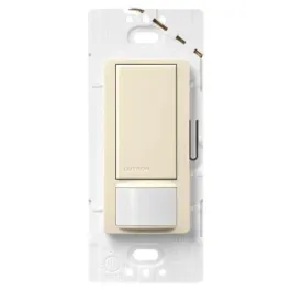 Lutron Maestro Vacancy Sensor Switch - Large Room / Fan - 120V - Almond
