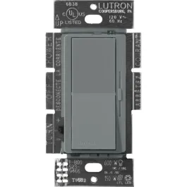 Lutron Diva Magnetic Low-Voltage Dimmer - 3-Way - 450W Max - Slate