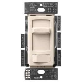 Lutron Skylark Contour LED+ Dimmer - Single Pole / 3-Way - Light Almond