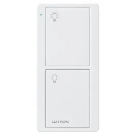 Lutron 2-Button Pico Smart Remote - Light Icons - White