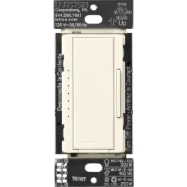 Lutron Maestro Pro Max LED+ Dimmer - Biscuit