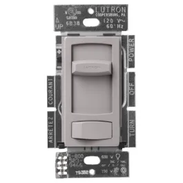 Lutron Skylark Contour LED+ Dimmer - Single Pole / 3-Way - Gray