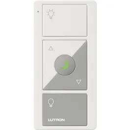 Lutron Pico Wireless Control Keypad - 3-Button w/ Raise/Lower and Nightlight - White / Gray