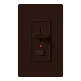 Lutron Skylark Preset Single-Pole Dimmer with Nightlight - 1000W Max - Brown