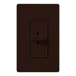 Lutron Skylark Slide-to-Off 3-Speed Fan Control - Single-Pole - Brown