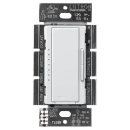 Lutron Maestro LED+ Dimmer - Single Pole / 3-Way / Multi-Location - Palladium