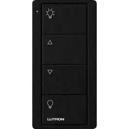 Lutron 4-Button Pico Smart Remote - Zone Control - Light Icons - Midnight
